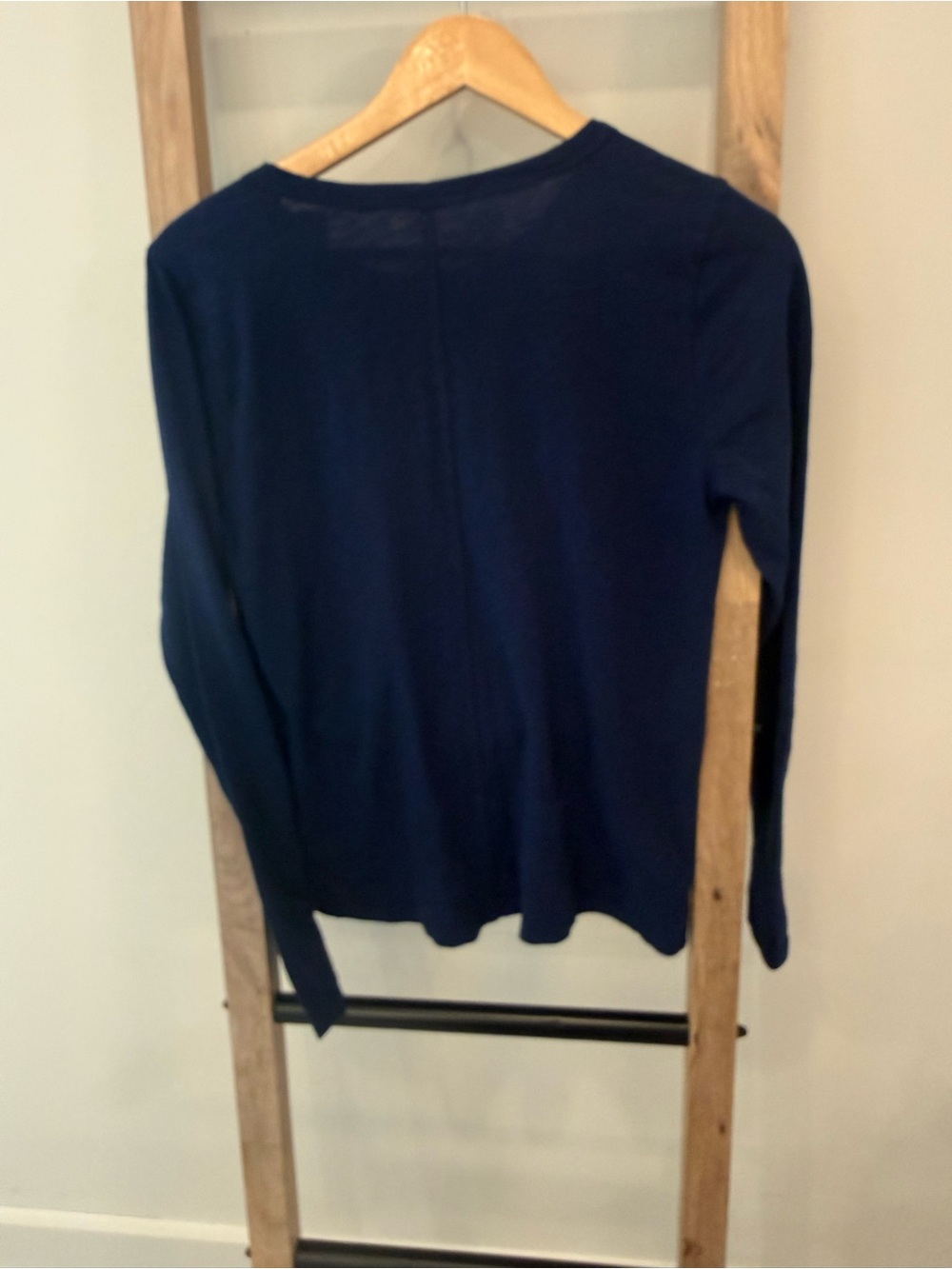 J. Crew NWT Navy Blue Crewneck Girlfriend Tee T-Shirt S - Picture 5 of 5